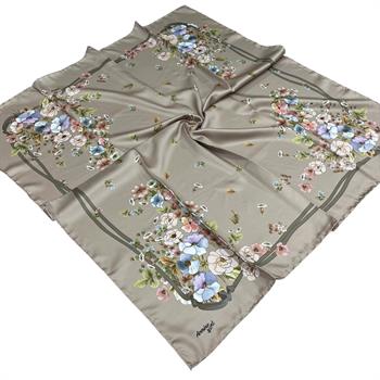 Armine Sport Twill Eşarp - 8533-92 Koyu Taş