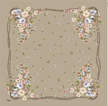 Armine Sport Twill Eşarp - 8533-92 Koyu Taş