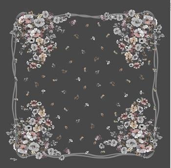 Armine Sport Twill Eşarp - 8533-94 Füme