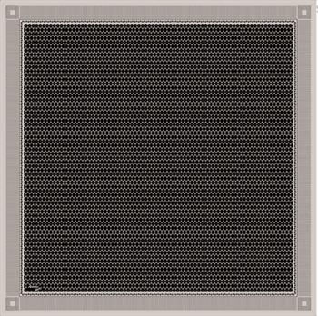 Armine Sport Twill Eşarp - 8556-05 Siyah Taş