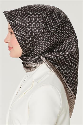 Armine Sport Twill Eşarp - 8556-05 Siyah Taş