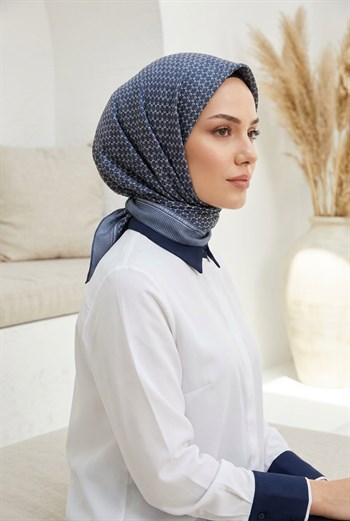 Armine Sport Twill Eşarp - 8556-83 Lacivert