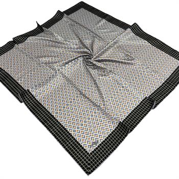 Armine Sport Twill Eşarp - 8557-37 Gri Sarı