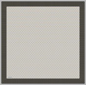 Armine Sport Twill Eşarp - 8557-37 Gri Sarı