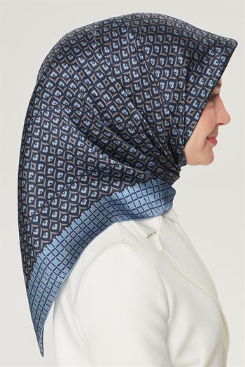 Armine Sport Twill Eşarp - 8557-85 Lacivert
