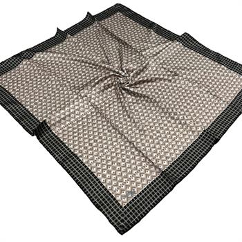 Armine Sport Twill Eşarp - 8557-90 Taş Siyah