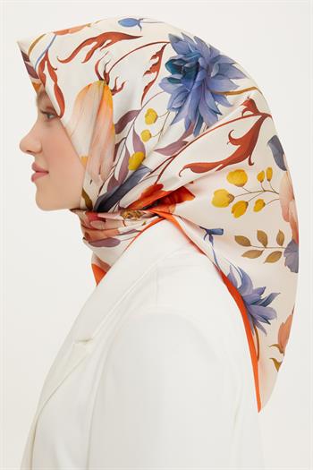 Armine Sport Twill Eşarp - 8740-32 Oranj