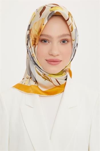 Armine Sport Twill Eşarp - 8740-34 Turuncu