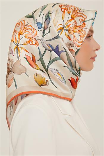 Armine Sport Twill Eşarp - 8825-03 Bej