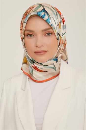 Armine Sport Twill Eşarp - 8825-03 Bej