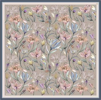 Armine Sport Twill Eşarp - 8825-32 Vizon Mavi