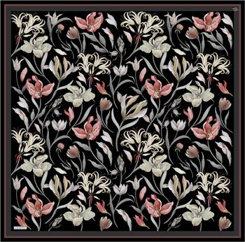 Armine Sport Twill Eşarp - 8825-50 Siyah Bordo