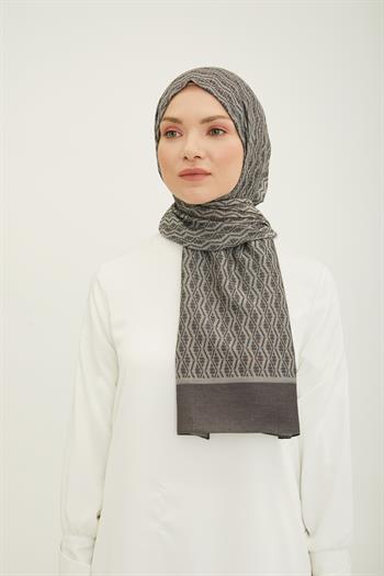 Armine Trend Akasya Şal - 1 - Antrasit 23021