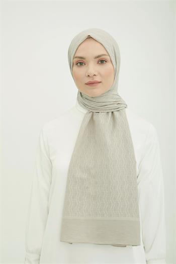 Armine Trend Akasya Şal - 1 - Gri 23017