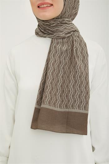 Armine Trend Akasya Şal - 1 - Kahve 23034