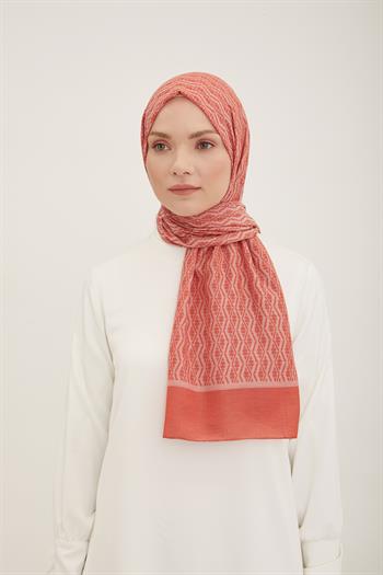 Armine Trend Akasya Şal - 1 - Kiremit 22005