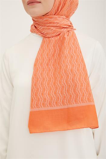 Armine Trend Akasya Şal - 1 - Turuncu 22039