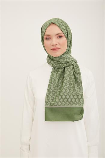 Armine Trend Akasya Şal - 1 - Yeşil 23055