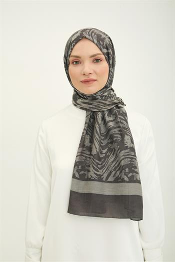 Armine Trend Akasya Şal - 2 - Antrasit 23021