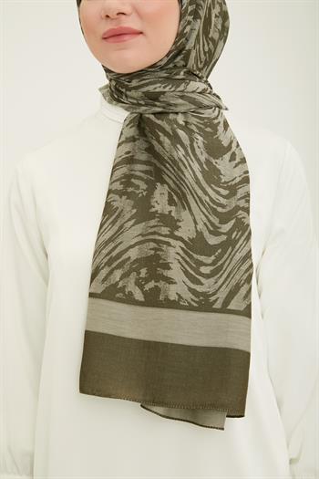 Armine Trend Akasya Şal - 2 - Haki 23056