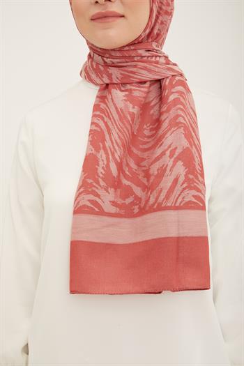 Armine Trend Akasya Şal - 2 - Mercan 22031