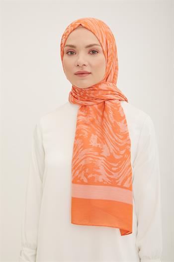 Armine Trend Akasya Şal - 2 - Turuncu 22039