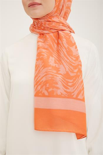 Armine Trend Akasya Şal - 2 - Turuncu 22039