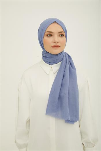 Armine Trend Bambu Şal - Açık Mavi 28