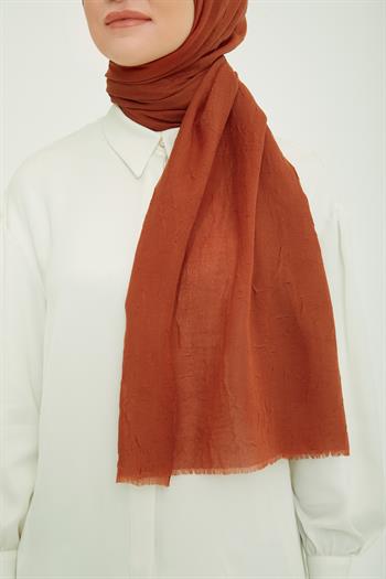 Armine Trend Bambu Şal - Kiremit 102