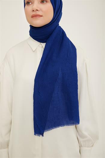 Armine Trend Bambu Şal - Saks Mavi 41