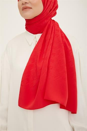 Armine Trend Capri Şal - 2 - Kırmızı 15