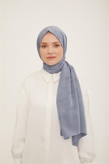 Armine Trend Capri Şal - 3 - Metalik Gri 04