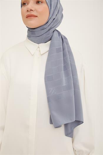 Armine Trend Capri Şal - 3 - Metalik Gri 04