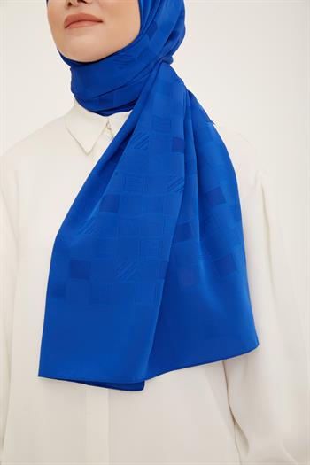 Armine Trend Capri Şal - 3 - Saks Mavi 17