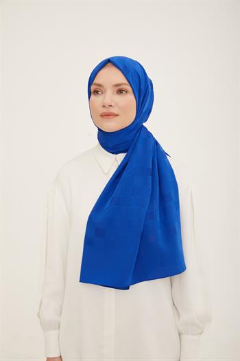Armine Trend Capri Şal - 3 - Saks Mavi 17