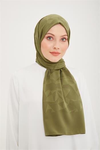 Armine Trend Capri Şal - 7 - Haki 09