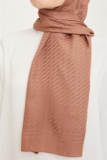 Armine Trend Diamond Şal - 1 - Koyu Vizon 4701