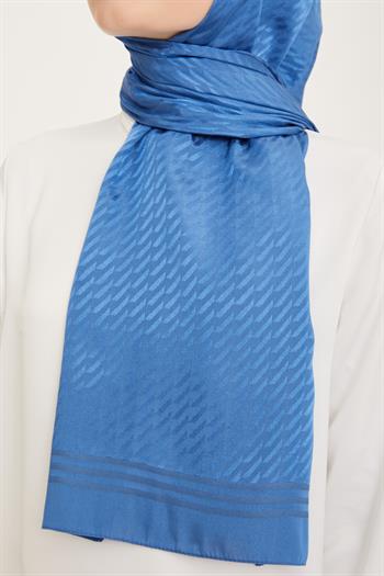 Armine Trend Diamond Şal - 1 - Mavi 3218