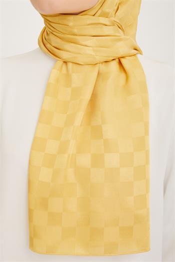Armine Trend Diamond Şal - 2 - Sarı 4724