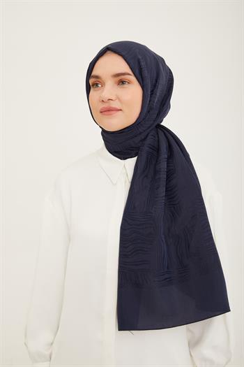 Armine Trend Hazan Şal - 3 - Lacivert 23048