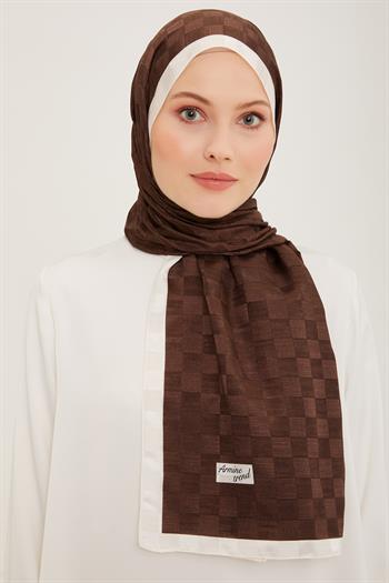 Armine Trend Janjan Şal - Dama - Acı Kahve 20