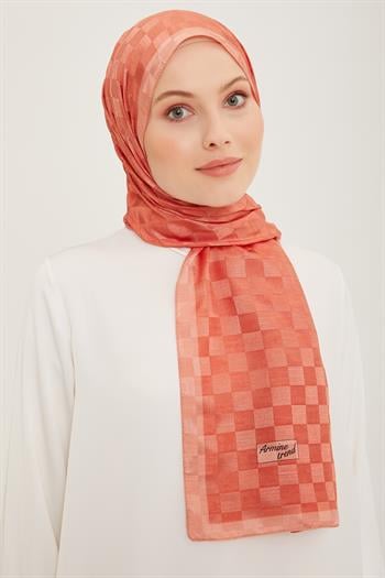 Armine Trend Janjan Şal - Dama - Bakır 87