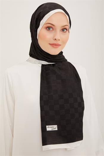 Armine Trend Janjan Şal - Dama - Siyah 42