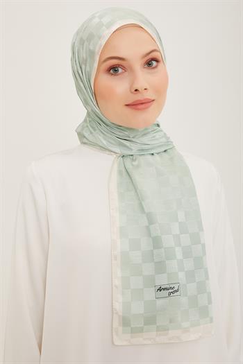Armine Trend Janjan Şal - Dama - Su Yeşili 89