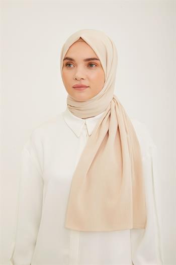 Armine Trend Krinkıl Şal - Bej 07