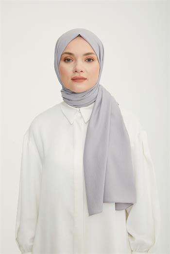 Armine Trend Krinkıl Şal - Gri 03