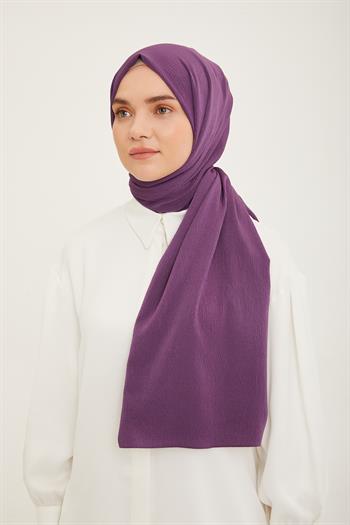Armine Trend Krinkıl Şal - Mor 11