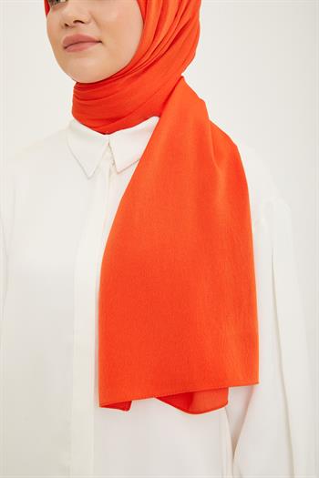 Armine Trend Krinkıl Şal - Turuncu 13