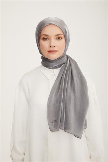 Armine Trend Pearly Şal - 1 - Koyu Gri 23021