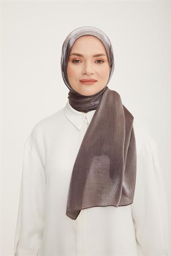 Armine Trend Pearly Şal - 1 - Koyu Kahve 23035
